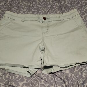 Women's Mint Green Shorts